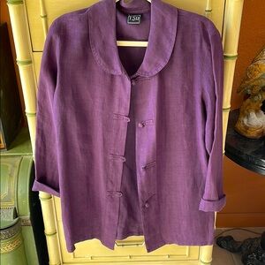 Vintage TSD Purple Hemp Jacket size Small
